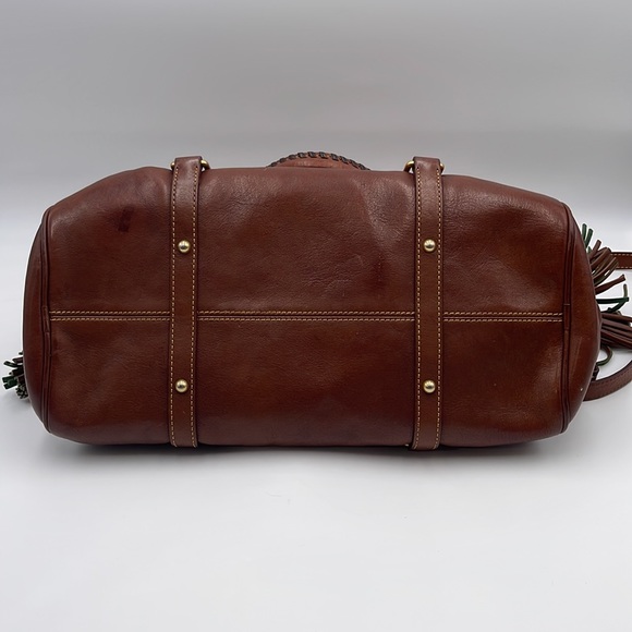 DOONEY & BOURKE Florentine Large Satchel Chestnut Brown Serial #J3856550 - Picture 6 of 16